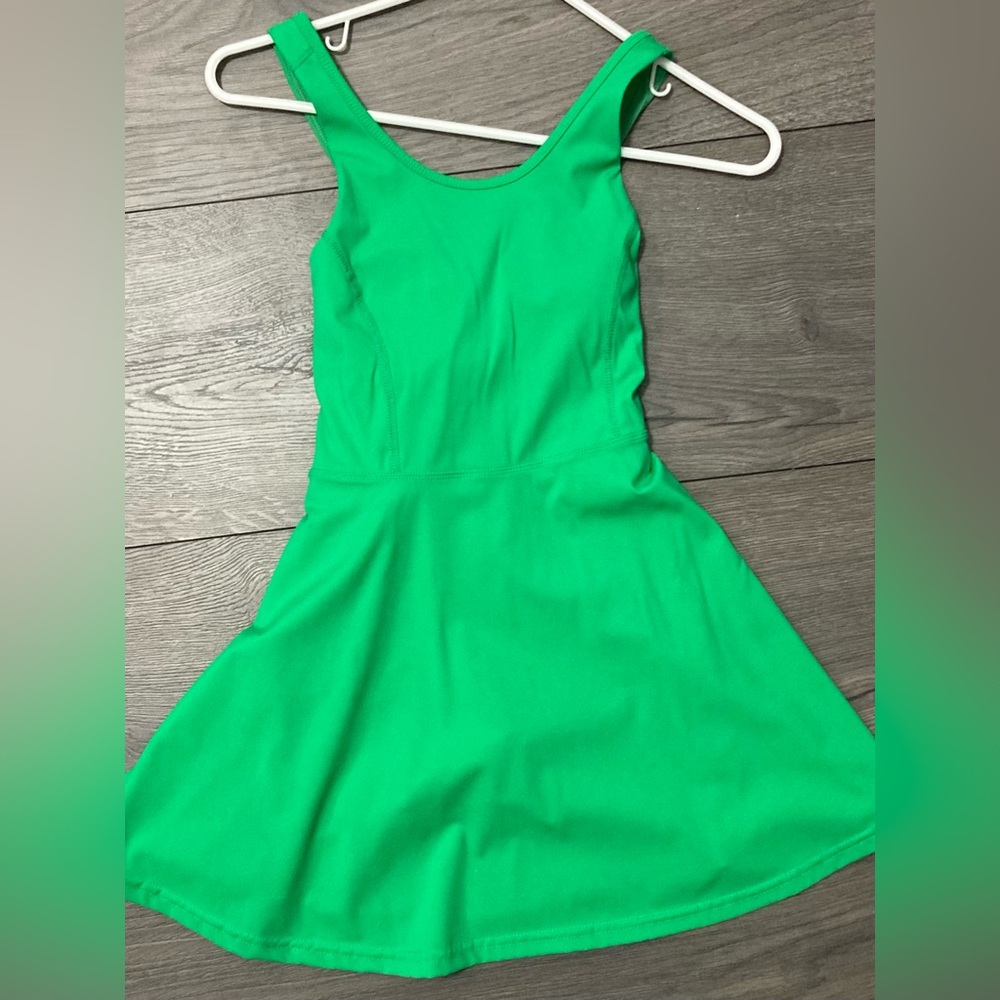 GB Girls Vibrant Green Mini Dress Scort